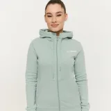 GymBeam Dámská mikina se zipem Limitless Eucalypt - Velikost: XL | Barva: zelená | Pohlavie: Dámské | Hmotnost: 0,53 kg | Balení: 36 · záber 2