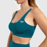 Dámská sportovní podprsenka Stripes - Iron Aesthetics, smaragdová · záber 1