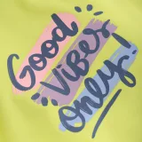 Dívčí plavkové tričko COLOR KIDS T-shirt W. Print, limelight · záber 3