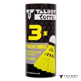 Badmintonové míčky TALBOT TORRO Tech 350 Medium 3 ks - žluté · záber 4