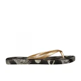 Dámské žabky (plážová obuv) COQUI Kaja Printed black gold · záber 2