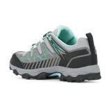Dívčí nízká turistická obuv TREZETA Thunder WP K grey green · záber 5