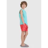 Chlapecké plavky 4F JUNIOR BOARD SHORTS M121-63A-CORAL ALLOVER · záber 3