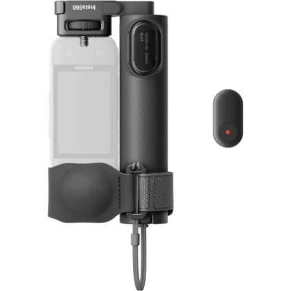 Insta360 Foldable Selfie Stick Remote Kit Black