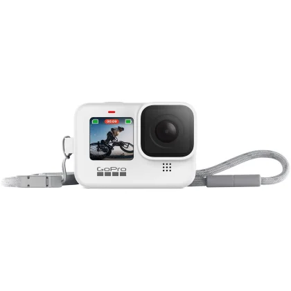 GoPro Hülle + Schnurr (weiß) (Sleeve + Lanyard White)