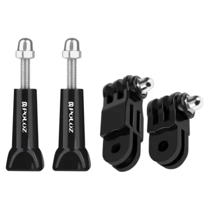 PULUZ 3-Wege-Gelenkadapter mit 2 langen Schrauben für GoPro, Insta360, DJI und weitere