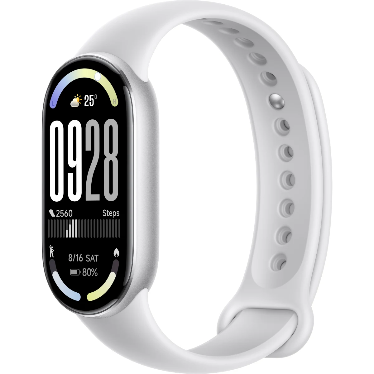 Xiaomi Smart Band 10 Glacier Silver · záber 1