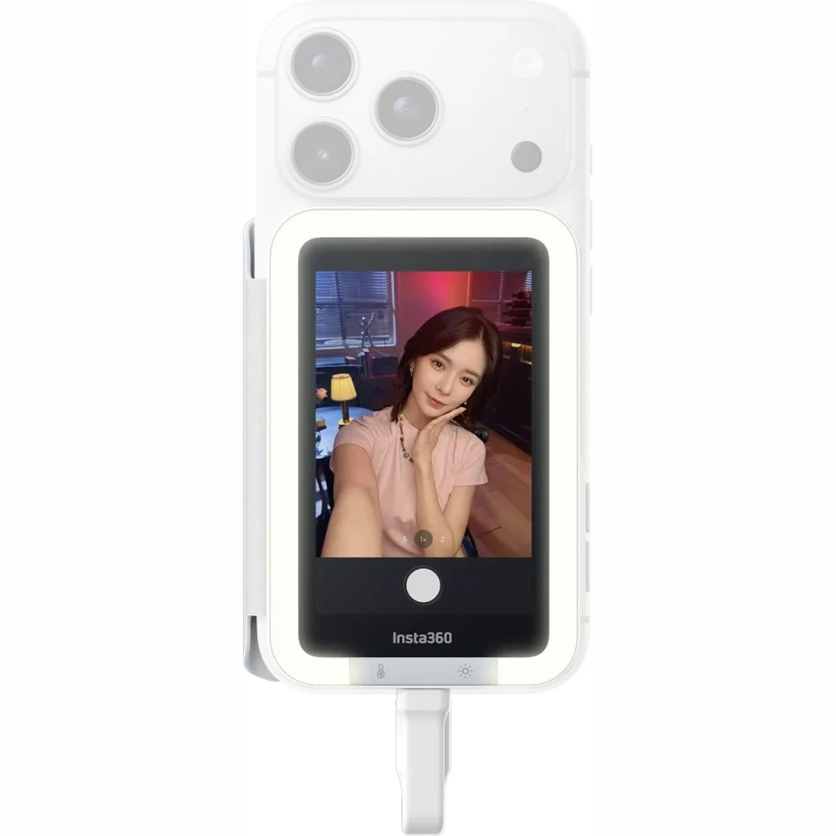 Insta360 Snap Selfie Screen with Light · záber 1