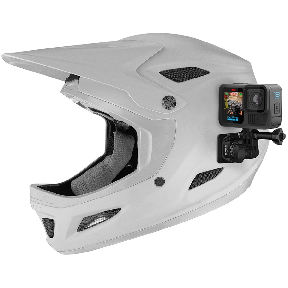 GoPro Helmet Front and Side Mount · záber 1