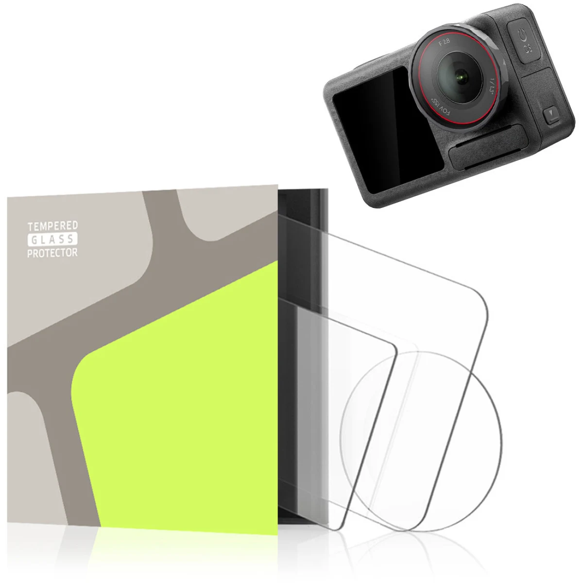 Tempered Glass Protector für DJI Osmo Action 6, wasserdicht · záber 1