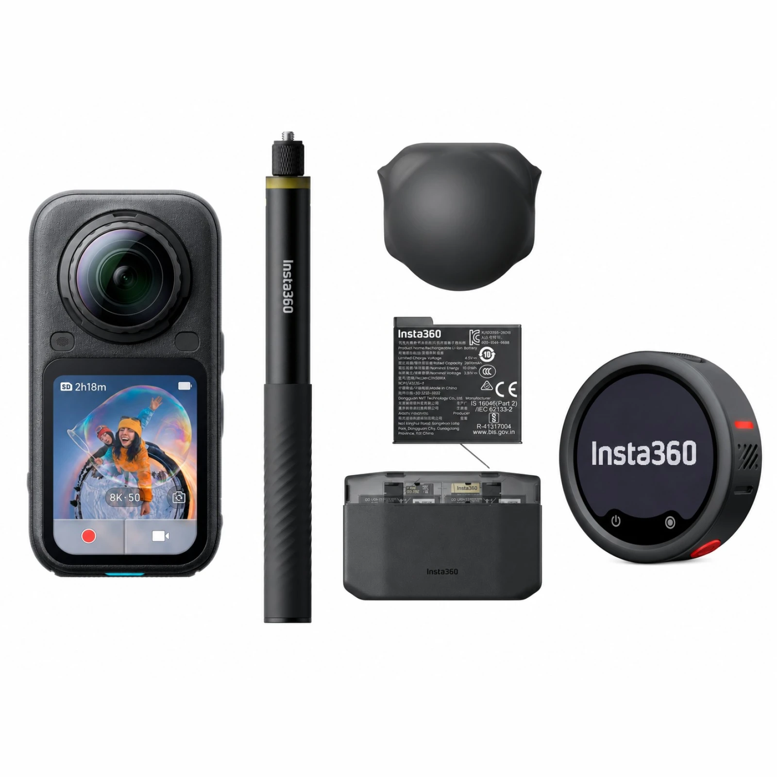 Insta360 X6 Essential Bundle Mic Pro Edition White · záber 1