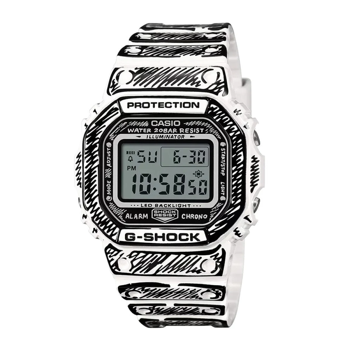 G-Shock x Joshua Vides Collaboration DW-5600JV-7ER · záber 1