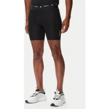 adidas Sportske kratke hlače Techfit Hybrid KG1822 Crna Slim Fit