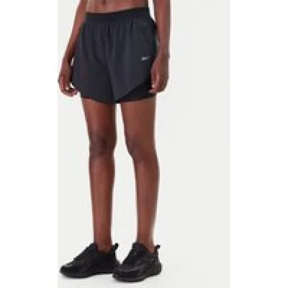 Reebok Sportske kratke hlače Running 100075412 Crna Regular Fit