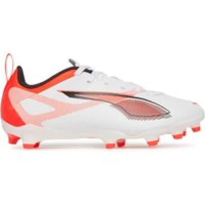 Tenisice za nogomet Puma Ultra 5 Play Fg/Ag Jr 108170 01 Bijela
