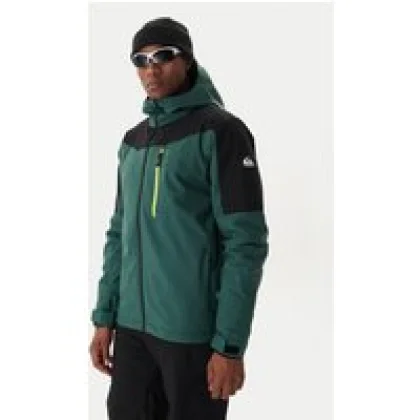 Quiksilver Snowboard jakna Titano EQYTJ03513 Zelena Slim Fit