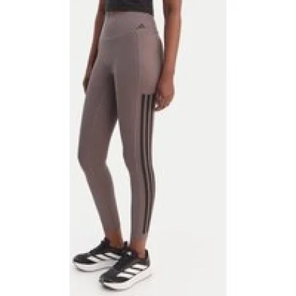 adidas Leggings Optime Workout 3-Stripes KE7530 Siva Slim Fit
