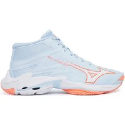 Mizuno Tenisice za dvoranski nogomet Wave Lightning Elite Mid V1GC2605 Svijetlo plava
