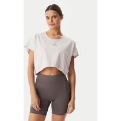 adidas T-shirt Power Workout KE8052 Ljubičasta Loose Fit