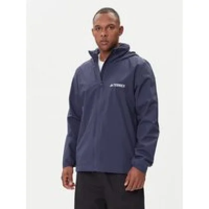 adidas Vodootporna jakna Multi Essentials 2L Rain JY0477 Tamnoplava Regular Fit
