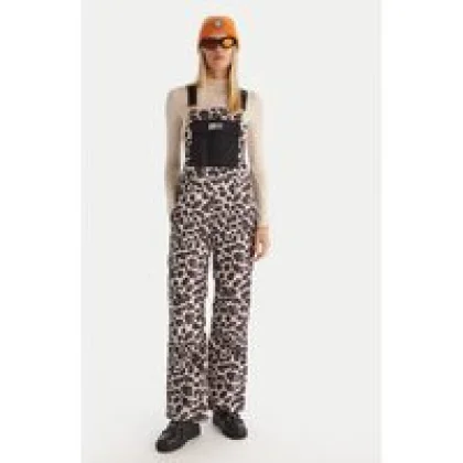 DC Shoes Skijaške hlače Valiant BIB ADJTP03030 Bež Regular Fit