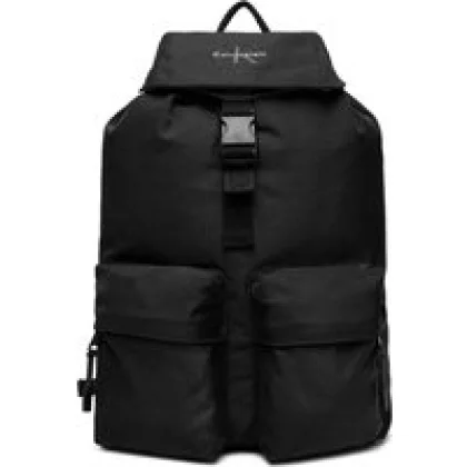 Ruksak Calvin Klein Bold Flap Backpack LV04D3270G Crna