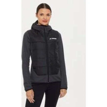 adidas Outdoor jakna Terrex Multi Hybrid IR7882 Crna Regular Fit