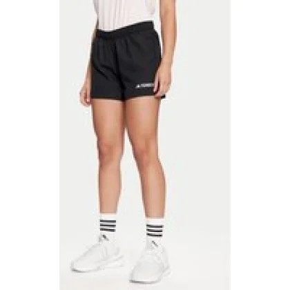 adidas Sportske kratke hlače Terrex Multi Trail Running HZ6284 Crna Slim Fit