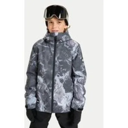 Quiksilver Snowboard jakna Mission Printed EQBTJ03223 Siva Regular Fit