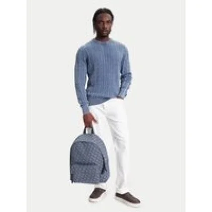 Ruksak Calvin Klein Jeans Unstructured Monogram Backpack 4 LV04G3116G Plava