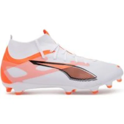 Tenisice za nogomet Puma Ultra 5 Match+ Fg/Ag 108162 01 Bijela