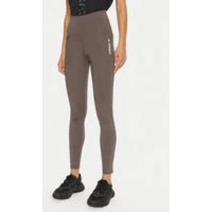 adidas Leggings Terrex Multi IP6883 Smeđa Slim Fit