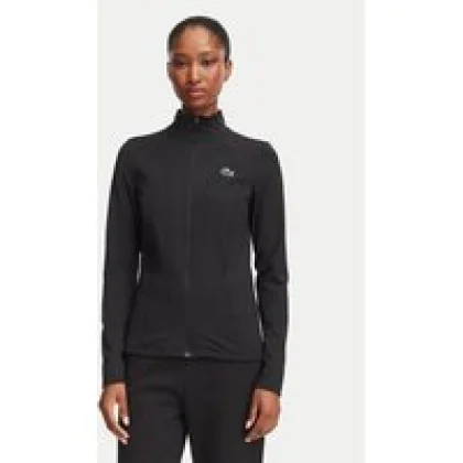 Lacoste Tehnička majica dugih rukava SF0145 Crna Slim Fit