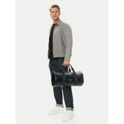 Torba Calvin Klein Bold Logo Webbing Weekender LV04D3461G Crna