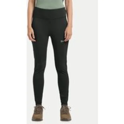 Jack Wolfskin Leggings Klintal 1508901 Crna Slim Fit