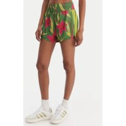 adidas Sportske kratke hlače Farm Rio Pacer KD4624 Zelena Loose Fit
