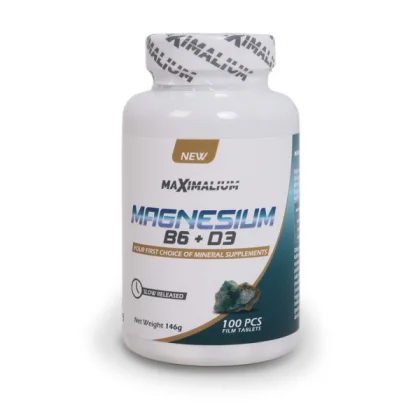 Magnezij 250 mg +B6 2 mg +D3 10µg 100 tbl