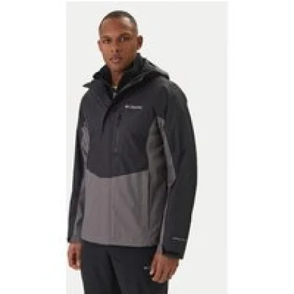 Columbia Vodootporna jakna Pouring Adventure™ III 2117171 Tamnoplava Regular Fit