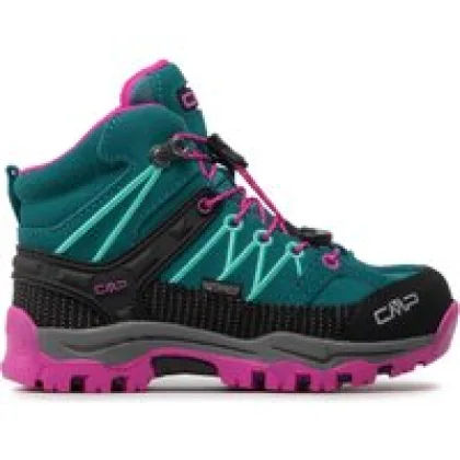 Trekking CMP Kids Rigel Mid Trekking Shoes Wp 3Q12944 Zelena