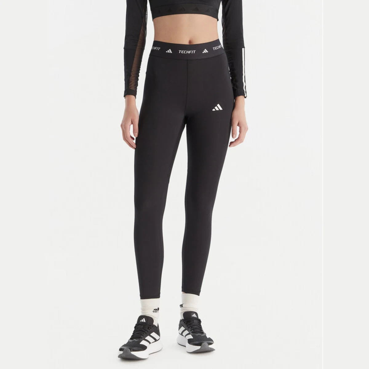 adidas Leggings Techfit IT2273 Crna Slim Fit - Veličina: M | Boja: čierna | Dobna skupina: Odrasli | Spol: Žensko · záber 2