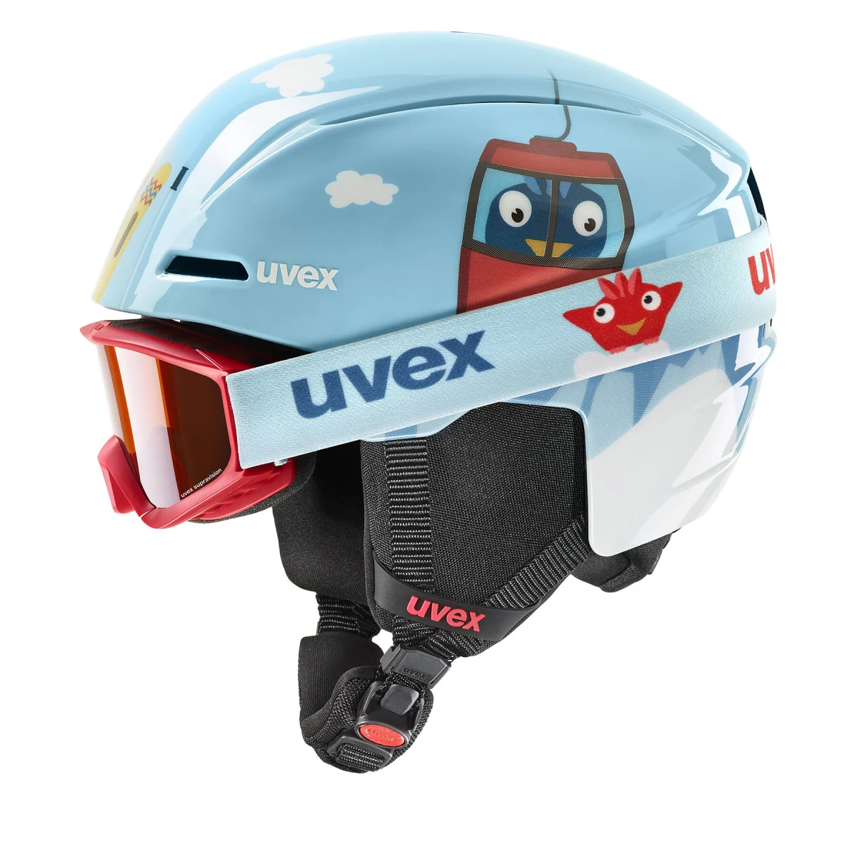 Skijaška kaciga Uvex Viti Set 56/S/317/10/01 Plava · záber 2