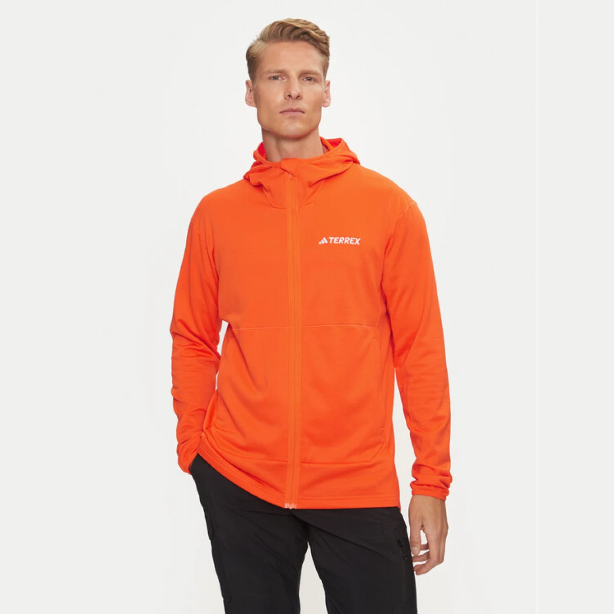 adidas Tehnička majica dugih rukava Terrex Xperior Light IQ3720 Narančasta Slim Fit · záber 2