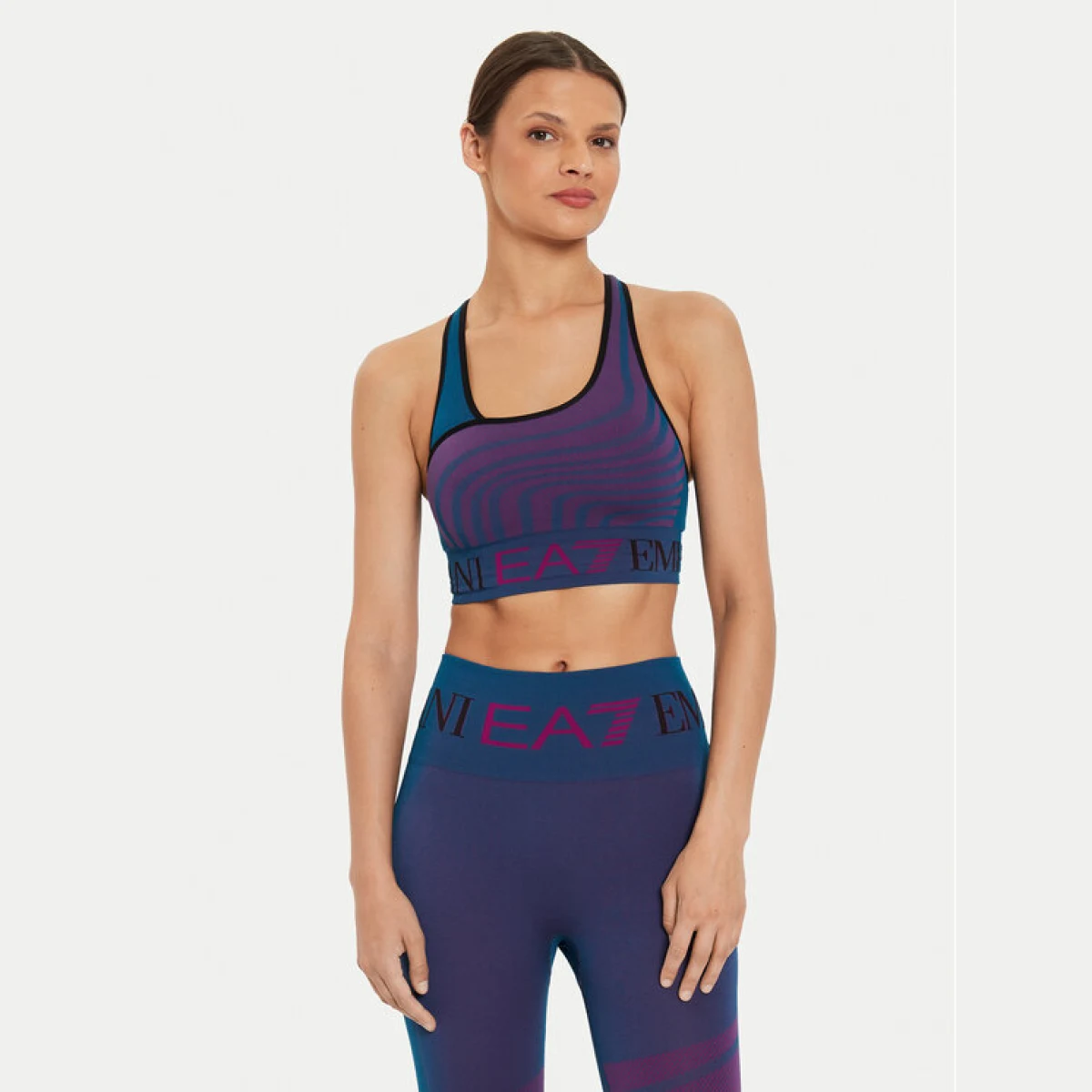 EA7 Emporio Armani Sportski grudnjak 6DTH51 TJDGZ 2519 Šarena · záber 2