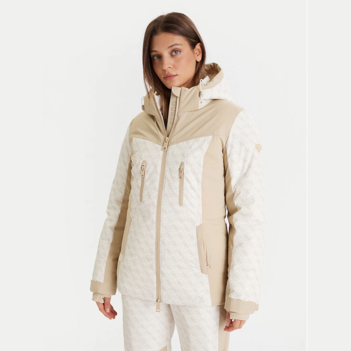 Guess Skijaška jakna W5BL77 W3272 Bež Regular Fit · záber 2