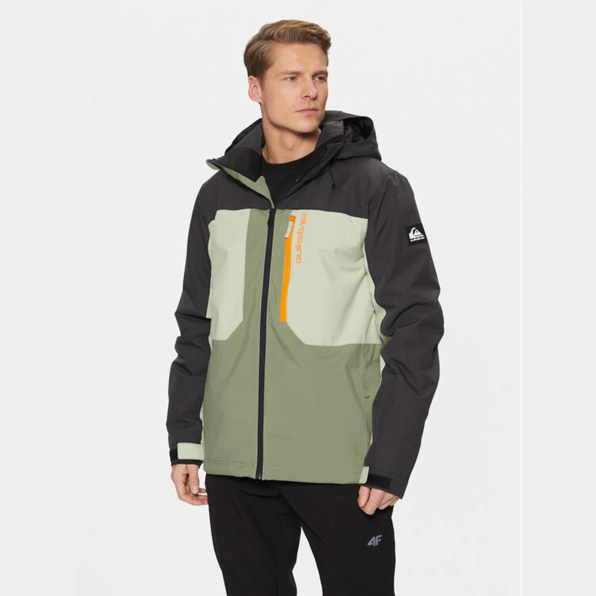 Quiksilver Skijaška jakna Dawson EQYTJ03451 Zelena Slim Fit · záber 2