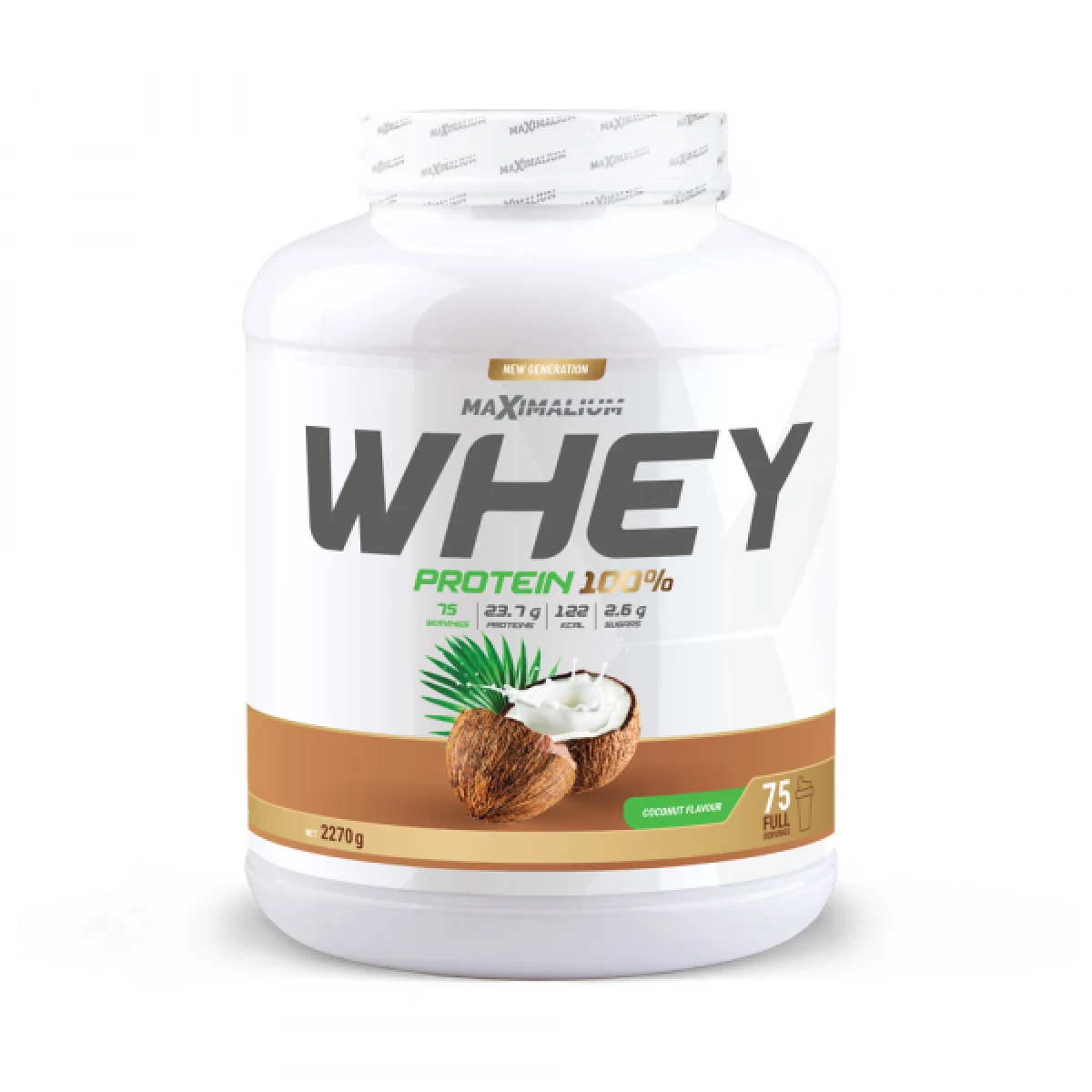 100 % Whey protein kokos 2270g (75 doza) · záber 1
