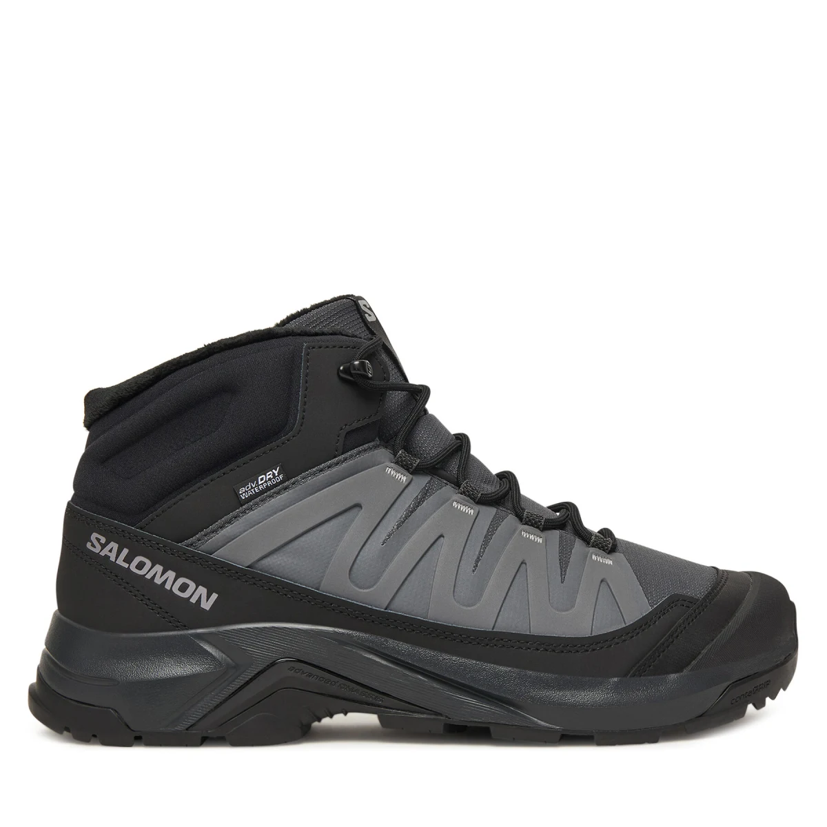 Trekking Salomon X-Adventure Coldrush Waterproof L47856000 Siva · záber 2