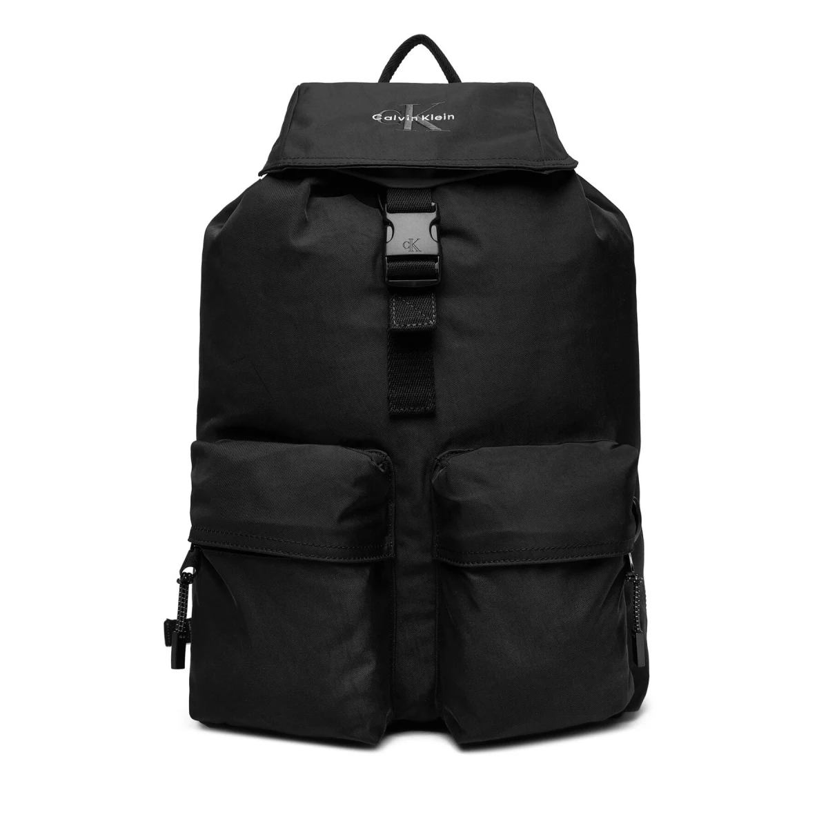 Ruksak Calvin Klein Bold Flap Backpack LV04D3270G Crna · záber 2