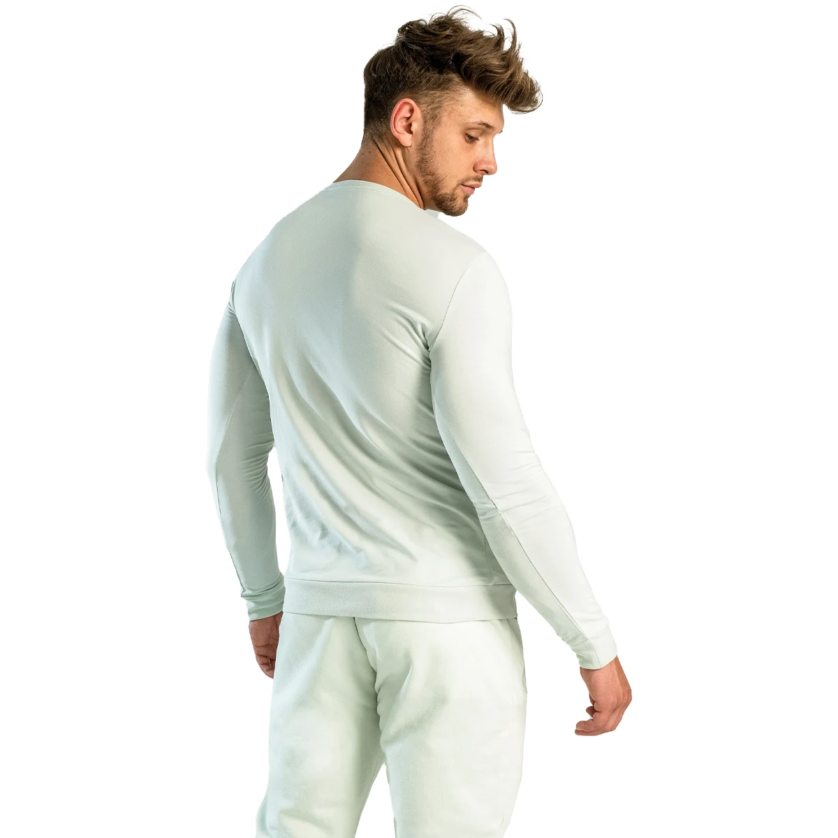 STRIX Majica Dugih Rukava Essential Moon Grey - Veličina: XXXL | Boja: sivá | Dobna skupina: Odrasli · záber 4