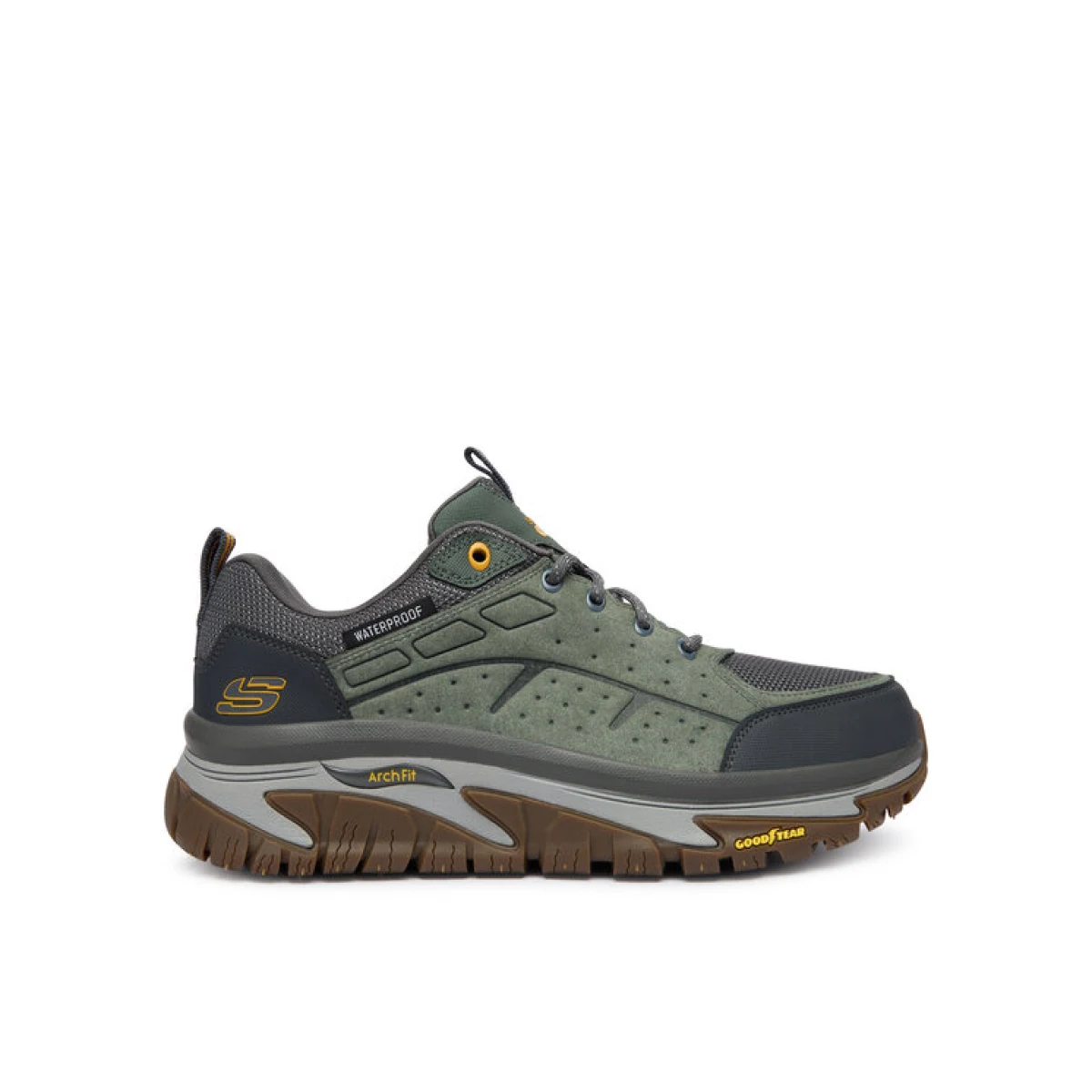 Skechers Trekking Arch Fit Road Walker 237688 GRN Kaki - Veličina: 41,5 | Boja: zelená | Dobna skupina: Odrasli | Spol: Muško · záber 2